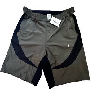 Men's Athletic Shorts - Black and Gray